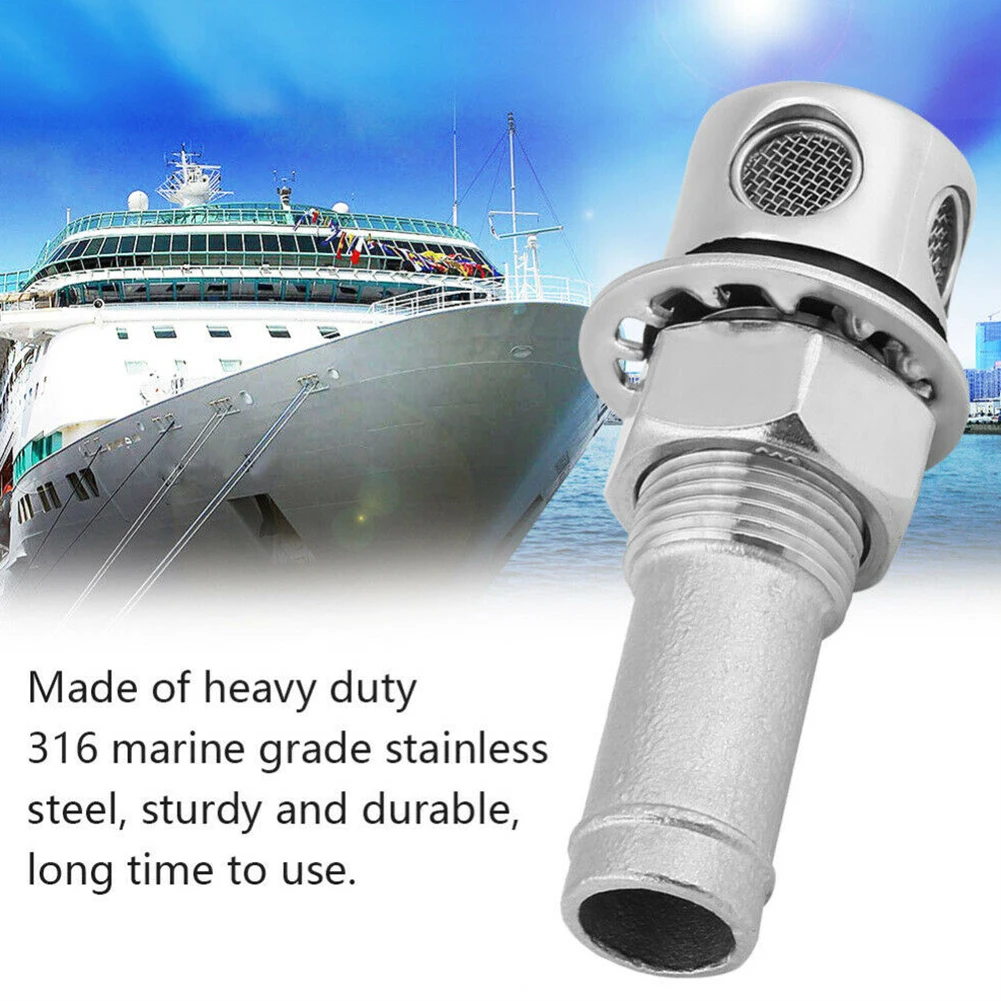 

High Strength Boat Fuel Vent Straight Type Marine Hardware Easy Install Cabin Ventilation Stainless Steel Mini Gas Tank Yachts
