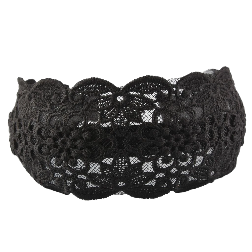 

Fashion Flower Lace Headwear Wide Headband Hair Band Hair Accessories