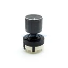 1 шт., RS26 4-полюсный 3-позиционный поворотный переключатель каналов с крышками, однополосный переключатель поворотного переключатель диапазонов