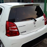 abs plastic unpainted rear trunk tail wing decoration for suzuki alto roof spoiler 2011 2015