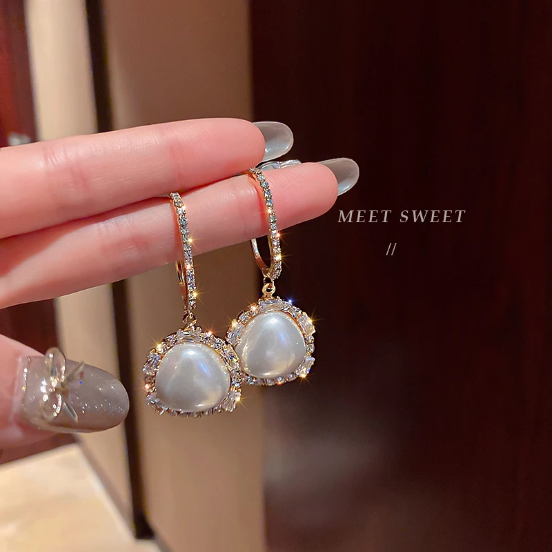 Женские серьги с жемчугом в Корейском стиле ювелирные изделия новом дизайне 2021 |
