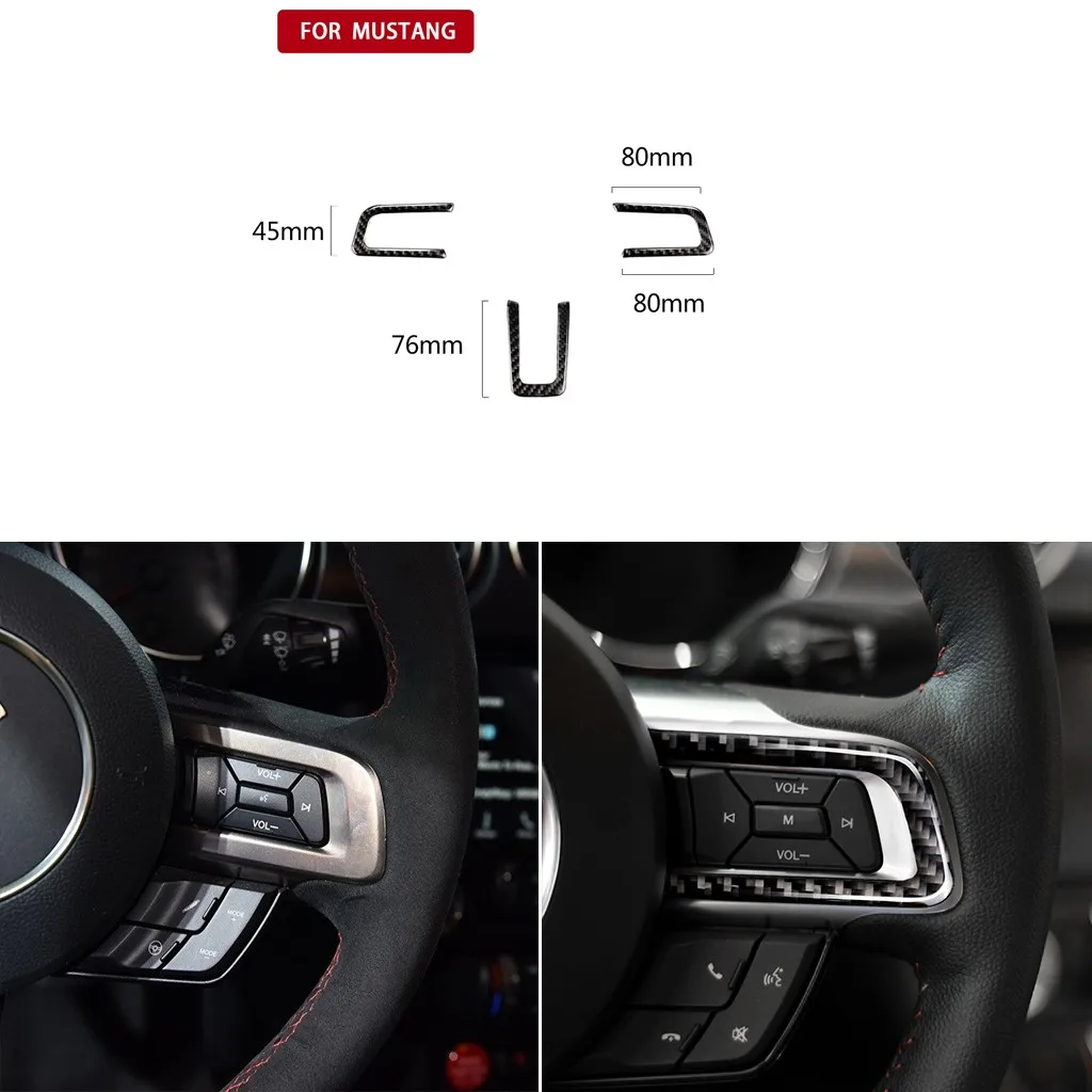 Автомобильное украшение рамка кнопки рулевого колеса автомобильная Внутренняя