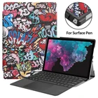 Чехол-подставка из искусственной кожи для Microsoft Surface Pro 7, 12,3 дюйма