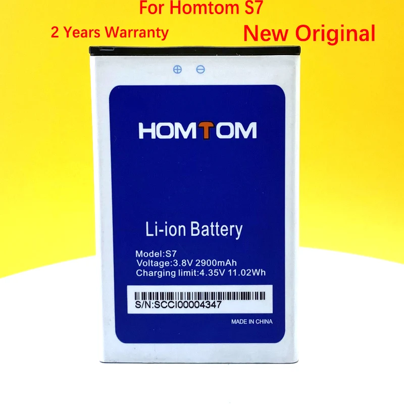 100% новый 2900 мА/ч S7 Батарея для Homtom умный телефон в наличии Высокое качество + номер