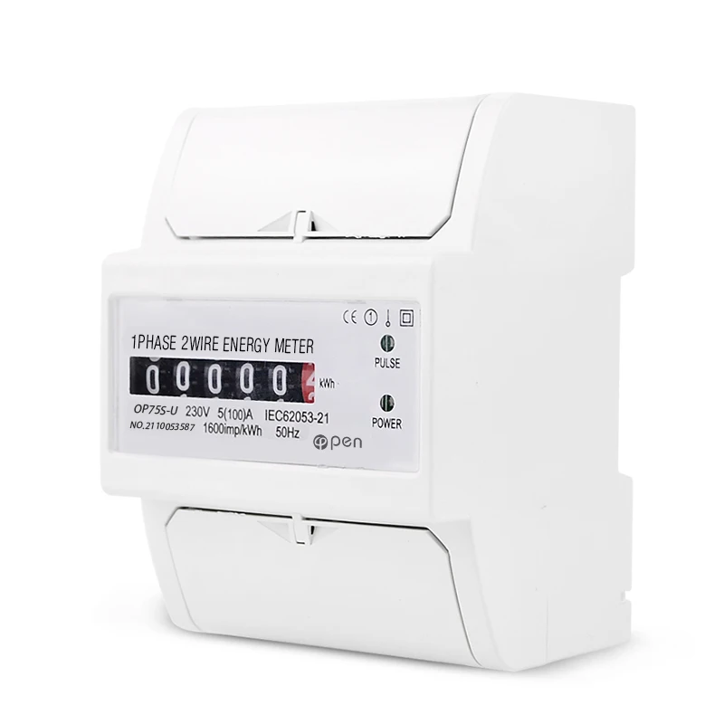 Двухпроводной счетчик энергии аналоговый измеритель мощности 5-230 а в