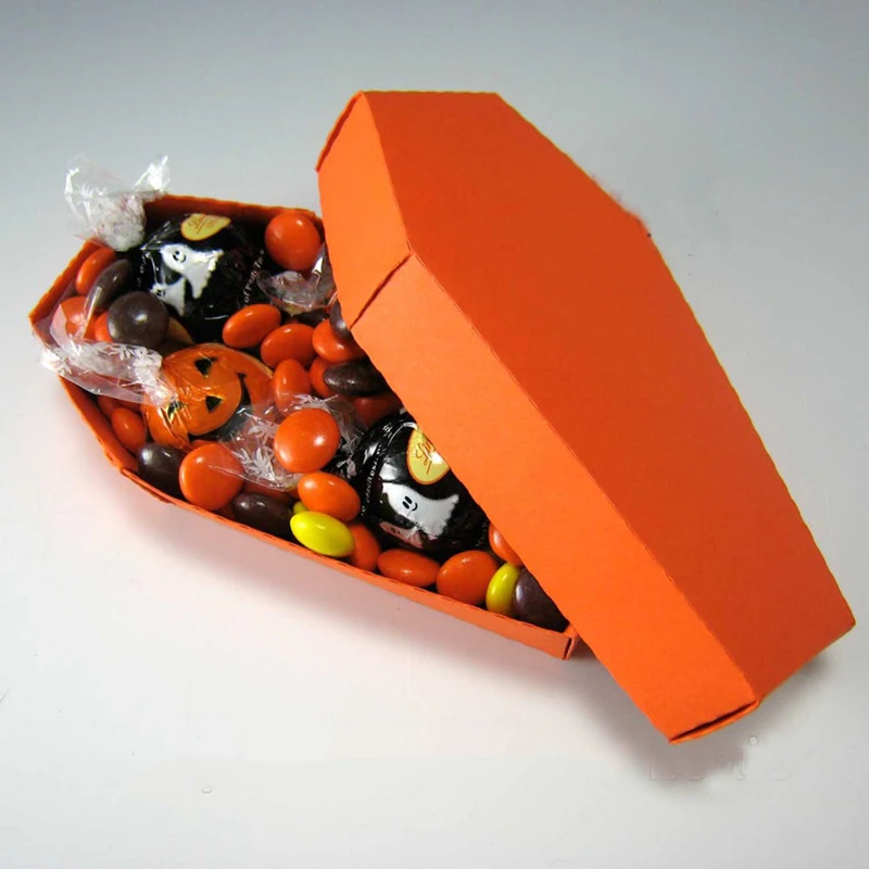 

Happy Halloween box metal cutting Dies Scrapbooking Steel Craft Die Cuts paper art emboss Card making Stencil