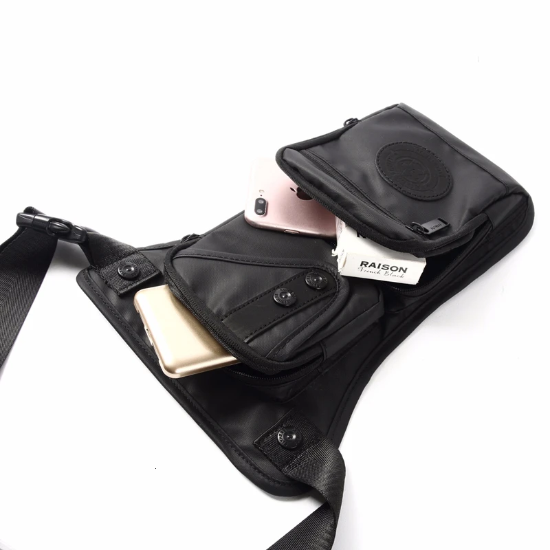 

Men Canvas/Oxford Motorcycle Drop Leg Bag Travel Outdoor Tactical Hiking Climbing Cycling Thigh Waist Pack Fanny Pouch