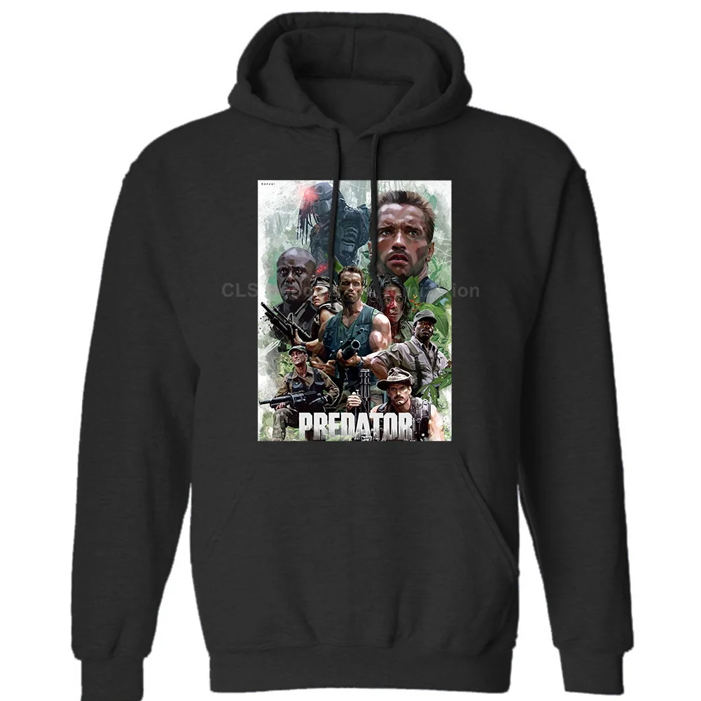 Арнольд Шварценеггер в хищник чужой мужские нейтральный (s) зимние толстовки