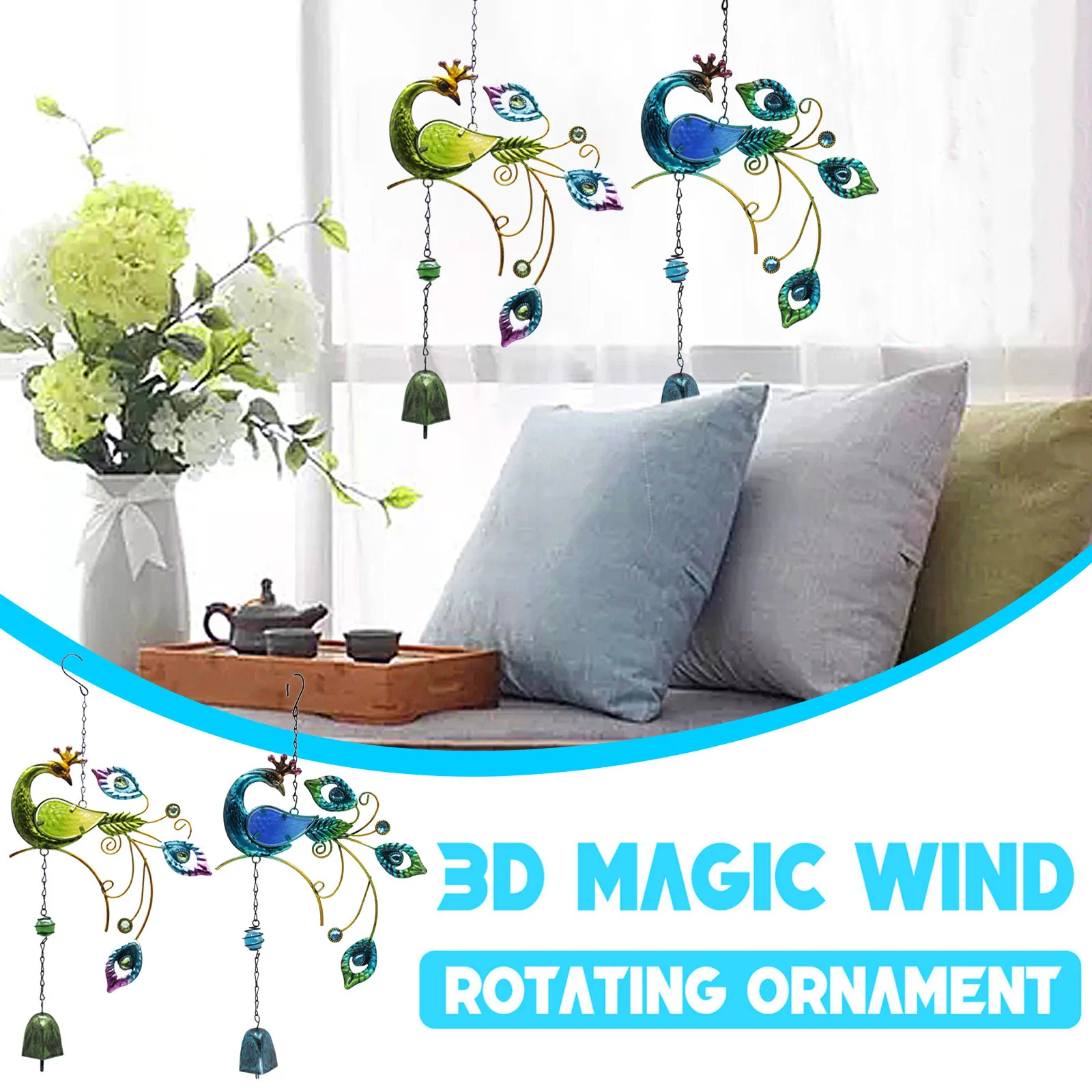 1 шт. домашний вращающаяся Музыкальная подвеска с возможностью креативного