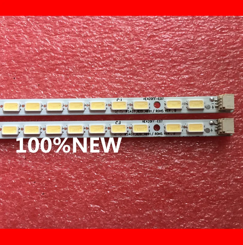 NEW 10PCS/lot 475mm LED Backlight Lamp strip 62 leds For Hisense LCD TV LED42K300 GT-1110977-B RSAG7.820.4691 | Освещение