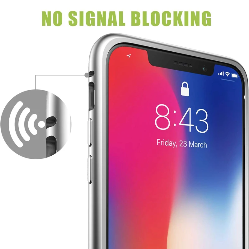 Oppselve металлический магнитный чехол для iPhone 11 Pro Max XR XS MAX X Магнитный из закаленного