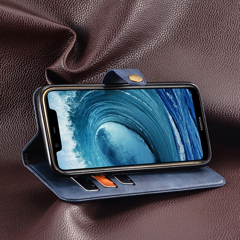 Кожаный чехол для Meizu Pro 7 Plus чехол-книжка с откидной крышкой роскошный Магнитный