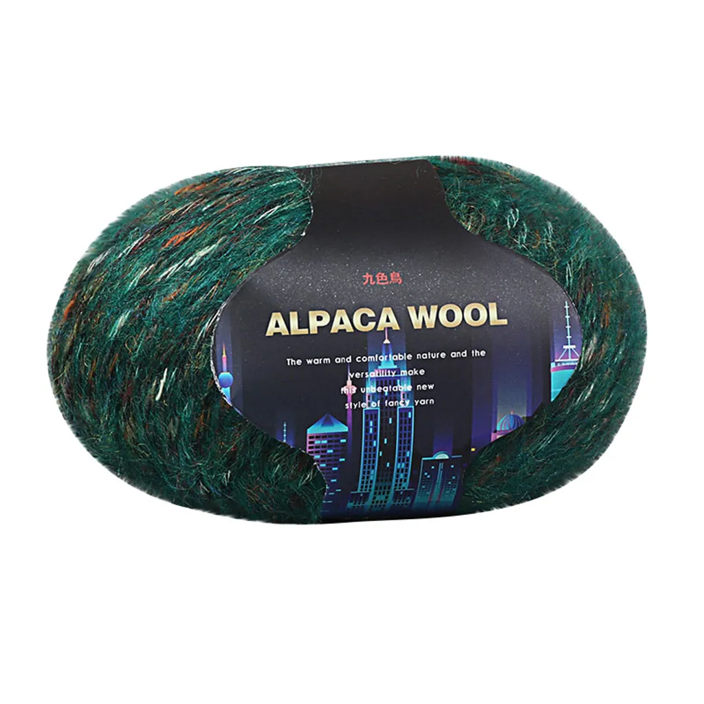 Красочные Alpacawool ручной вязки пальто свитер шарф линии из толстой шерсти инновационные и удобные товары для дома