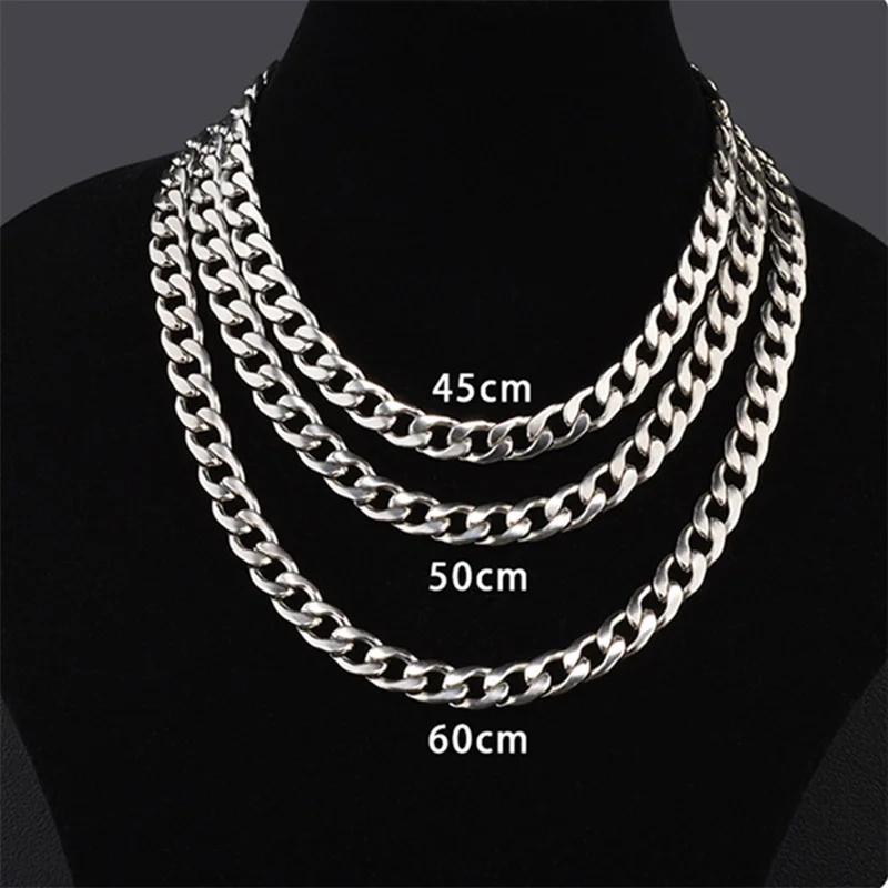 

Trend Partner Necklace European and American Street Men's and Women's Hip Hop Cuban Chain Necklace Domineering Thick Necklace