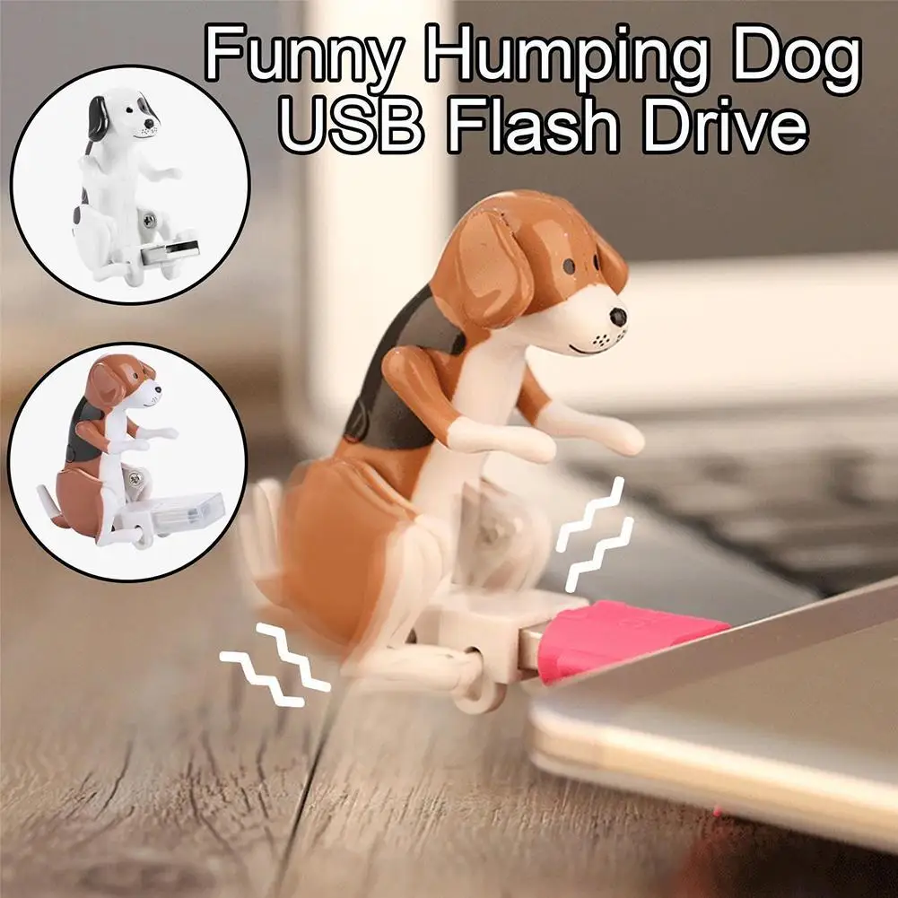 

4G/8G/16G Humping Dog USB Humping Spot Dog Toy Portable Mini Humping Dog Cute Spot Dogs Toy USB Flash Drive Relieve Pressure