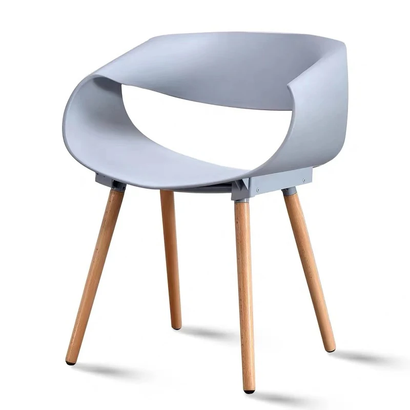 4 шт. обеденный пластиковый стул набор скандинавский модный современный из