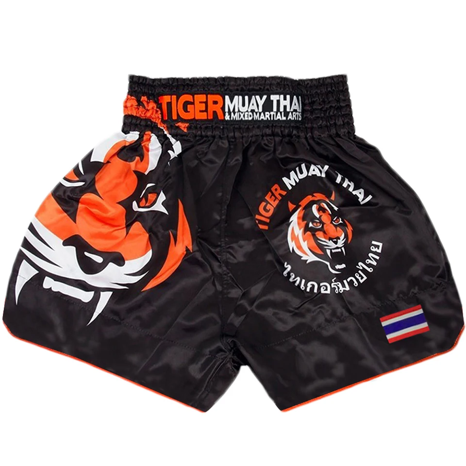 

MMA Tiger boxing short Muay Thai boxing match Sanda training breathable shorts muay thai clothing boxing Tiger Muay Thai 2021
