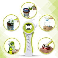 5 in 1 multi function multi function stainless steel plastic can jar bottle open can opener beer good kitchen tool tools