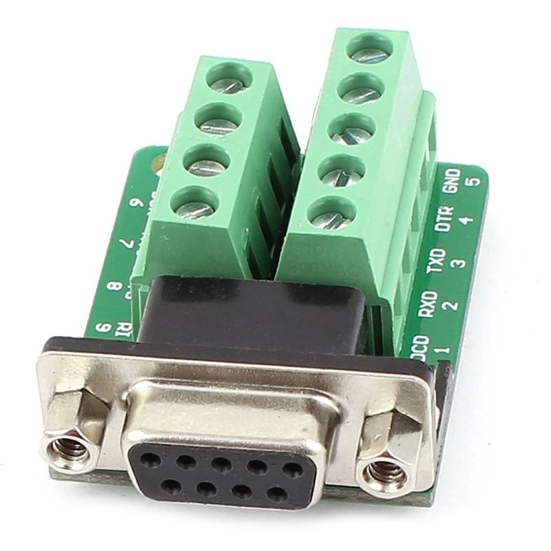 RS232 D SUB DB9 Женский адаптер к клеммному разъему сигнальный модуль|Кабели HDMI| |