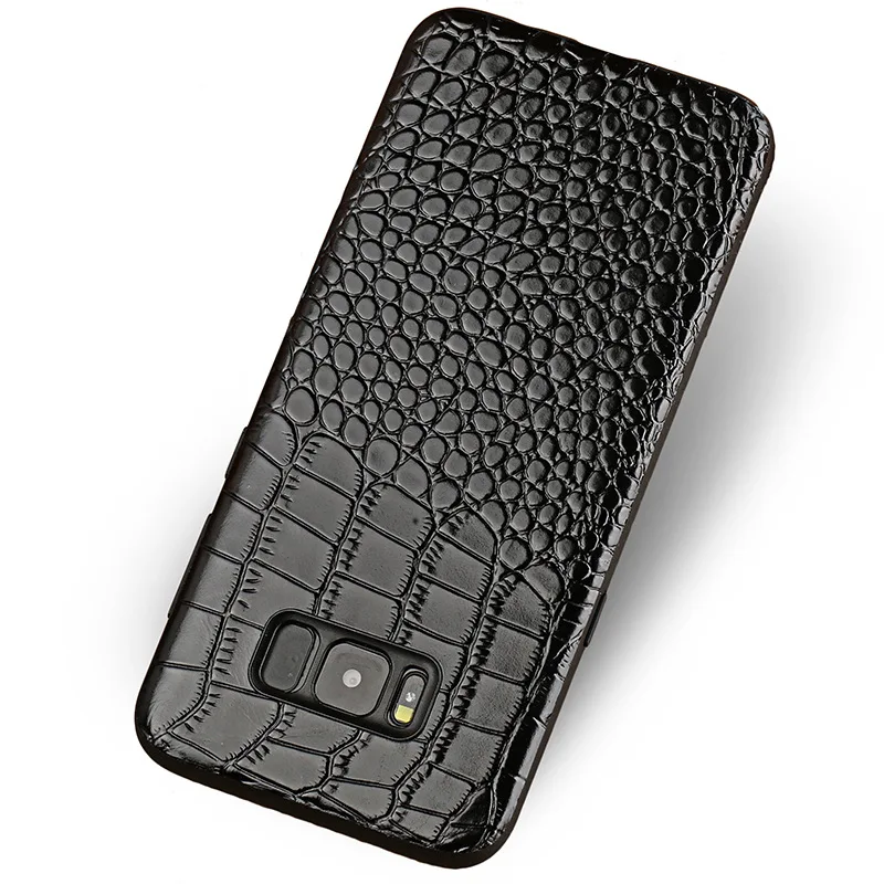 

Обувь высокого качества из натуральной кожи мобильный телефон чехол для SAMSUNG Galaxy S, 7, 8, 9, 10, рlus Note защитный противоударный чехол черного и кор...