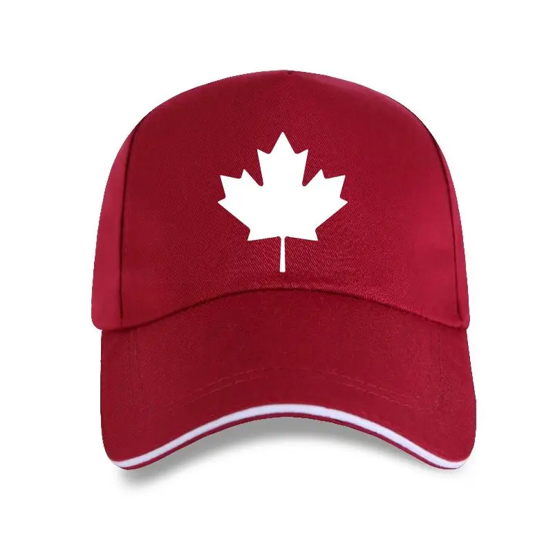 

Мужская бейсболка с круглым вырезом, с принтом в виде кленового листа