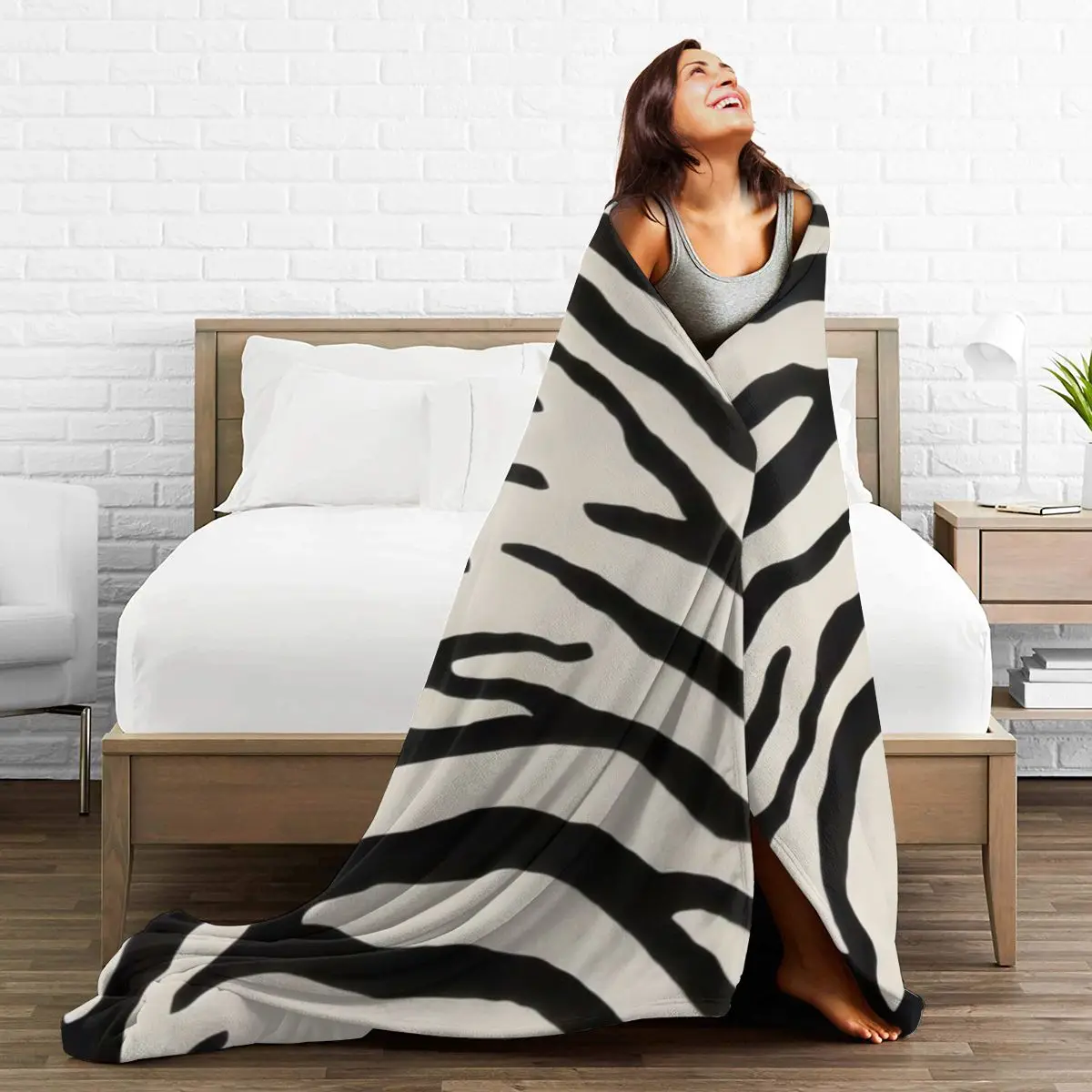 

3D Cartoon Sherpa Blanket Warm Super Soft Flannel Office Nap Bedspread Sofa Bedding Plush Quilt Plaids 294740602