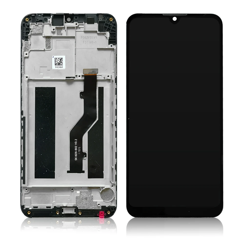 6 26for zte blade v10 vita lcd display touch screen digitizier assembly with frame for zte v10 vita lcd phone accessoriestools free global shipping