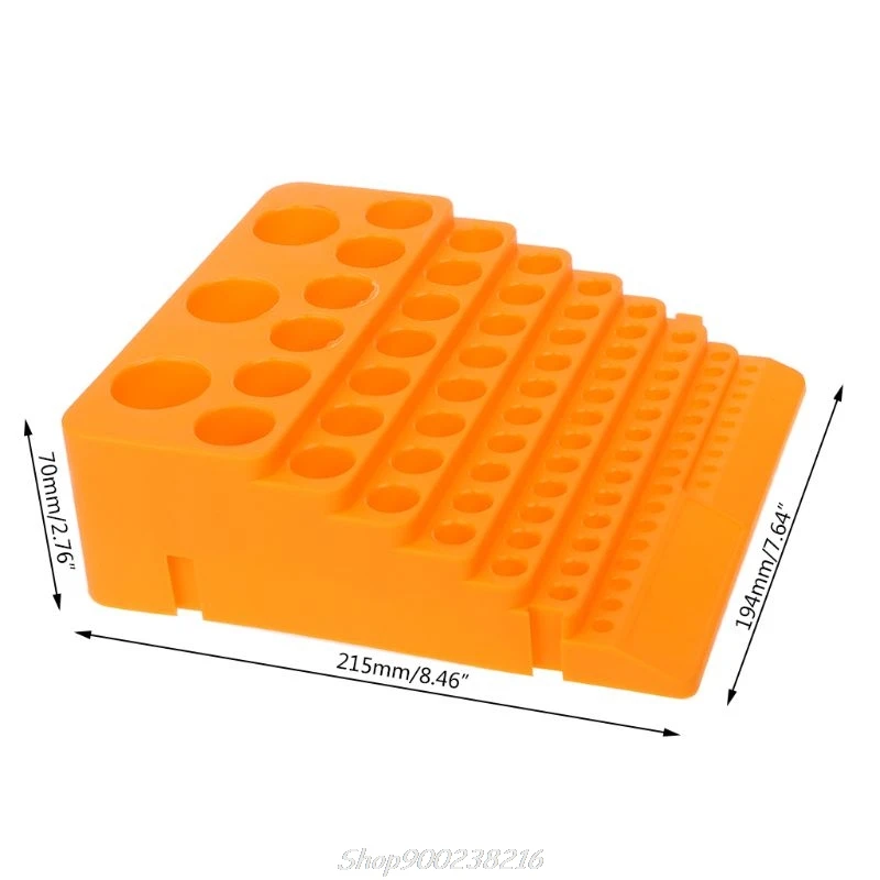 

84 Holes Multifunctional Thickened Milling Cutter Reamer Drill Bit Storage Box Tool Accessories Organizer Jy25 20 Drophip