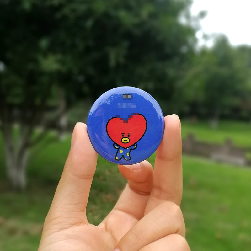 T12-1 Nengdou T12 Kpop Bangtan альбом для мальчиков брошь, значок на булавке аксессуары для одежды шляпа рюкзак DIY ремесла пользовательские значок вентиляторы подарок - Цвет: T12-1