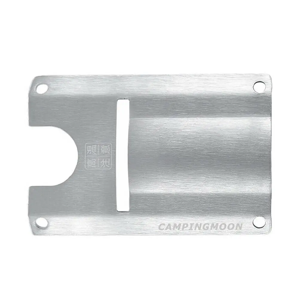 Outdoor Camping Gas Stove Thermal Baffle Bord Steel Rocket Bracket Heat For Hiking Picnic Z1i9 | Спорт и развлечения