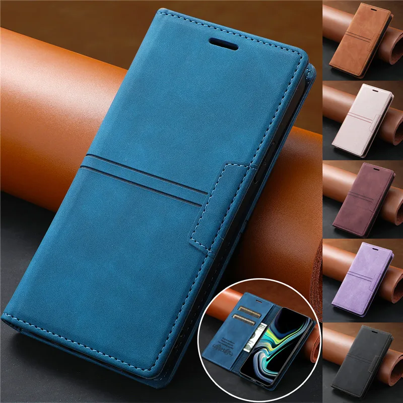 

Ultra Thin Suede Leather Wallet Phone Case for Huawei P40 Pro P30 P20 Lite P Smart 2019 Y6 Y7 2019 Flip Cover Strong Magnetic