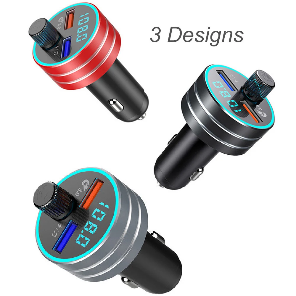 FM передатчик приемник Двойной USB Авто MP3 плеер Bluetooth Hands Free многофункциональное