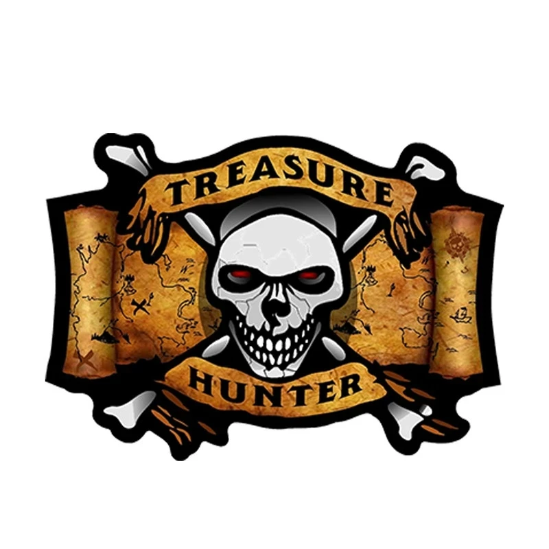 

S50178# 13/15/17CM Personality PVC Decal Skull Crossbones Car Sticker on Motorcycle Laptop Decorative Accessories
