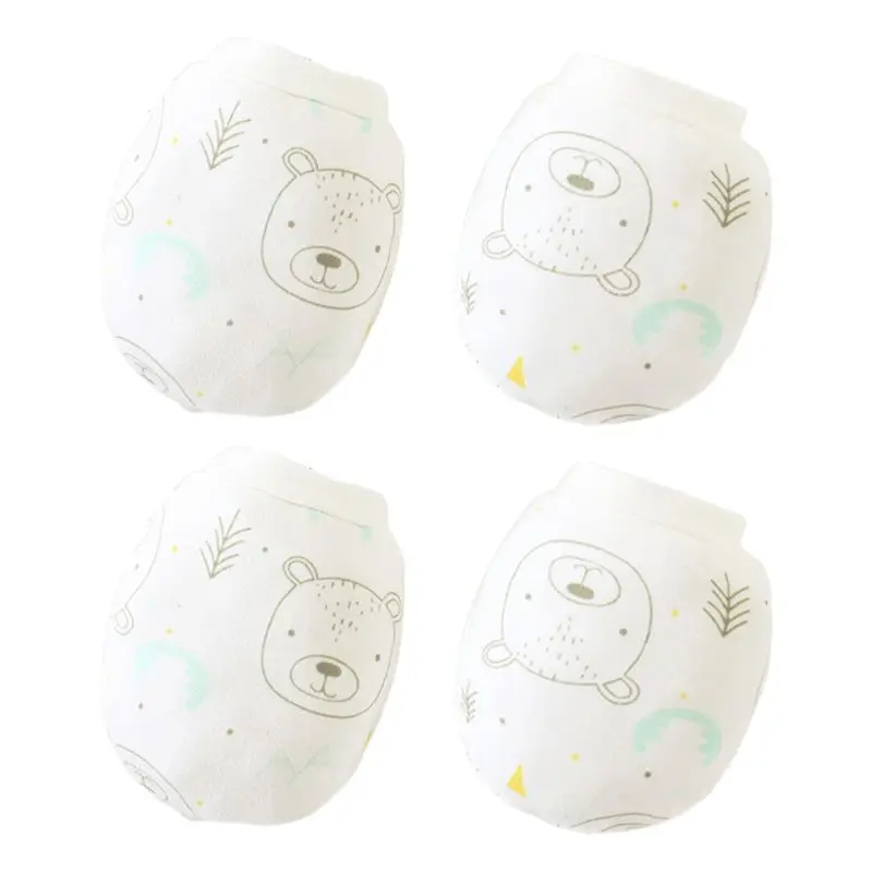

Baby Cotton Cartoon Pattern Anti Scratching Glove Protection Face Scratch Mitten