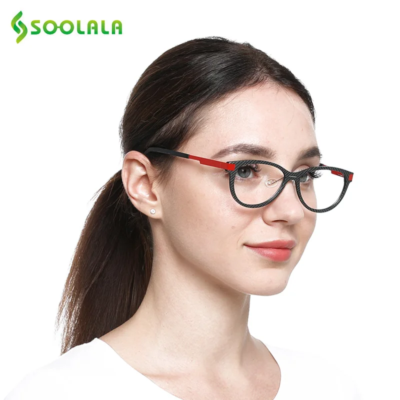 SOOLALA, ультра-светильник, анти-синий светильник, очки для чтения, для женщин и мужчин, пластинчатая оправа, подарок, посылка 0,5, 0,75, 1,25, 6,0, очки по рецепту