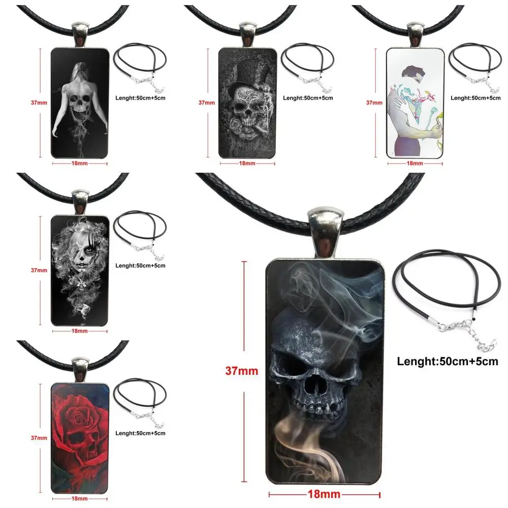 Для женщин винтажное массивное стальное цветное стекло кабошон с прямоугольной