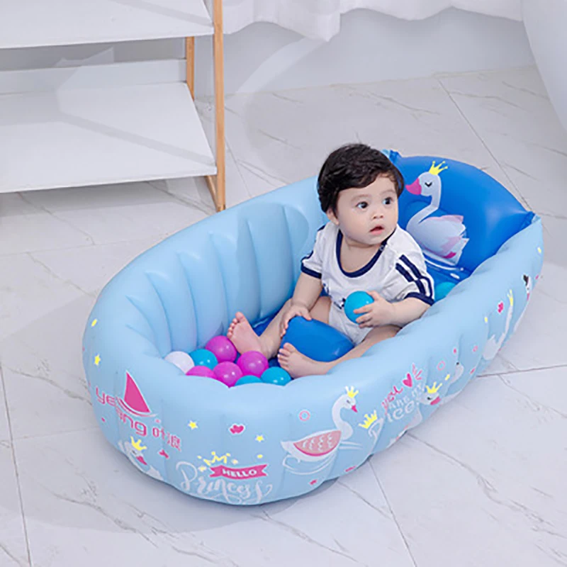 

Baby Bathtub Inflatable Bathtub Thick Insulated Bathtub Baby Can Sit and Lie Baby Large Newborn Child Easy To Carry Portable Tub