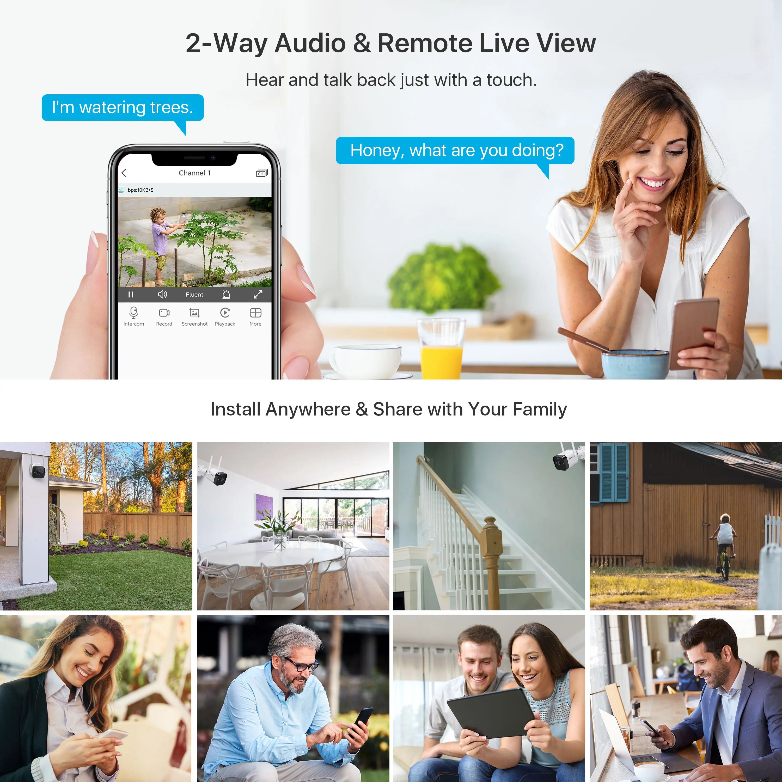 ZOSI 3MP W4 Pro сеточная Wi-Fi система 8CH видеонаблюдения NVR 4 шт WiFi ip-камера с прожектором