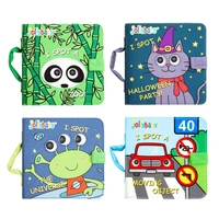 soft baby cloth books traffic animal interactive cloth book adorable early education books toys for babies toddlers infants kids