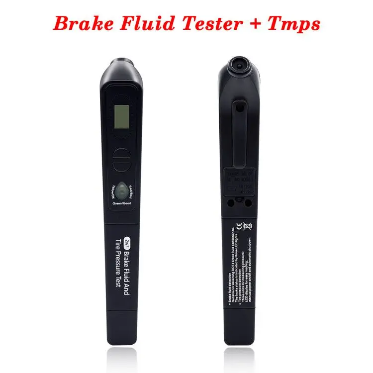 brake pen with tpms Точная проверка качества масла, универсальный тестер тормозной жидкости, автомобильный тормозной жидкостный цифровой тестер, автомобильный Автомобильный инструмент для тестирования - Цвет: brake pen with tpms