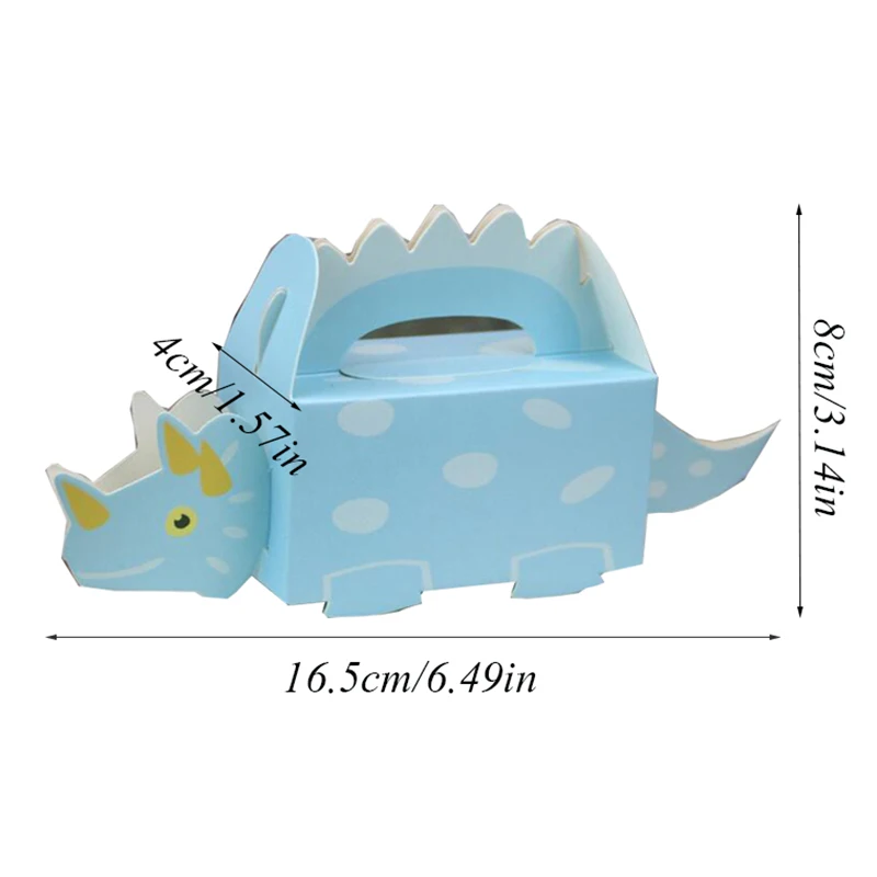 10/50/100 шт синий зеленый динозавр животных коробка конфет пользу и подарок Коробки