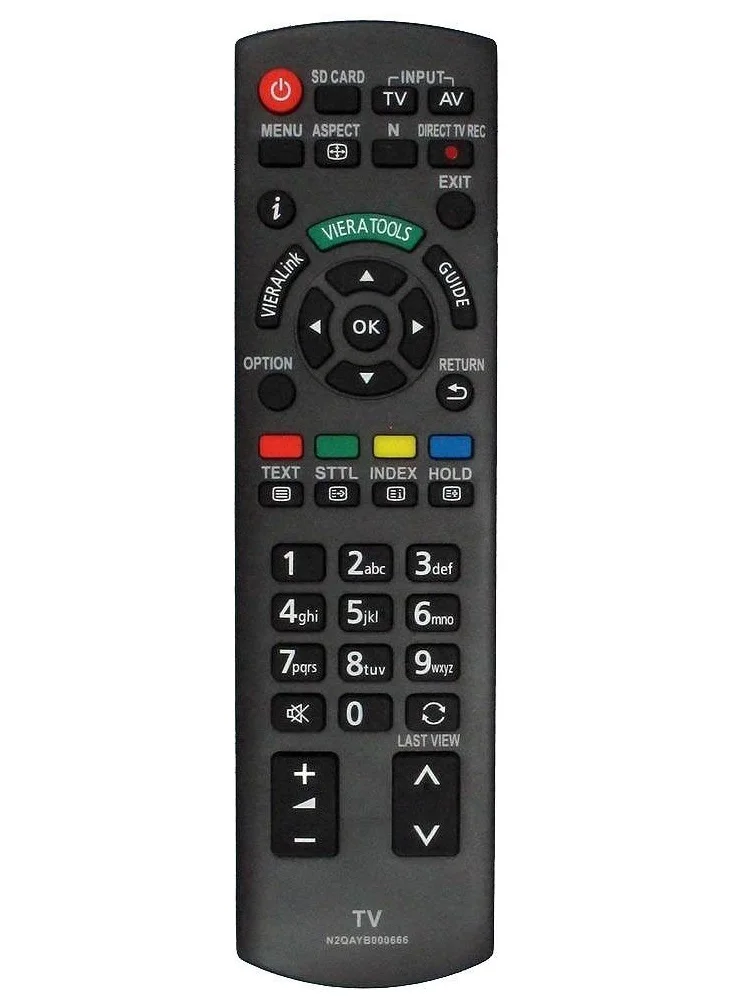 Пульт ДУ для Panasonic N2QAYB000666 LCD TV TX LR24E3 LR32C3 LR32E3 LR32X3 LR37U3 LR42U3|Пульты ДУ| |