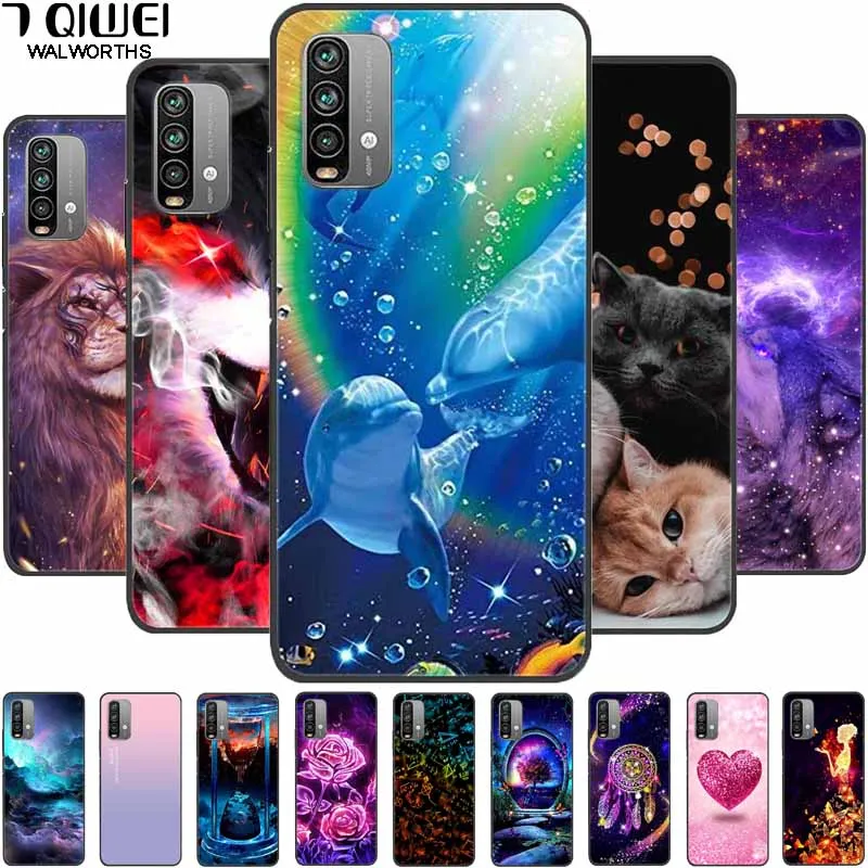 

For Xiaomi Redmi 9T Case Cover on Redmi9T Silicone Soft Covers for Xiaomi Redmi 9 Power Fundas Full Protective 9Power TPU Coque