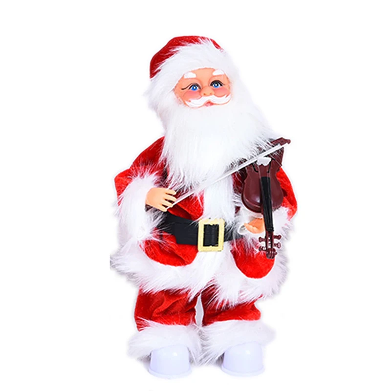Электрическая кукла Санта-Клаус с музыкой функцией качелей рождественскими