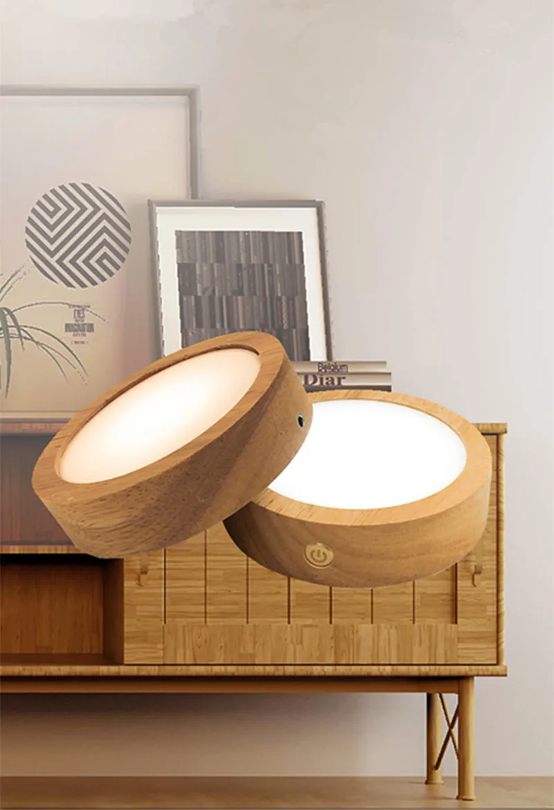 Светодиодный светильник основа из цельной древесины вина каботажное судно дома