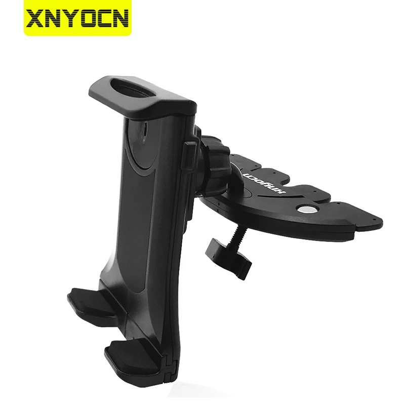 Xnyocn Universal Hot Sale 7 Inch 90~136mm Adjustable Car Holder CD Slot Mobile Phone Mount Holder Stand For ipad mini Tablet PC