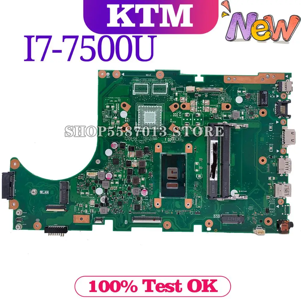 Материнская плата X756U для ноутбука ASUS X756UV X756UJ X756UQ X756UR X756UAK X756UA системная X756UQK тест