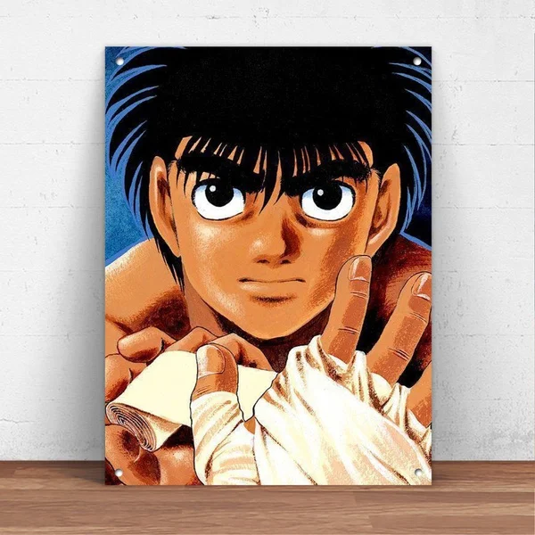 

Hajime No Ippo Metal Tin Sign Metal Sign Wall Decor Japanese Anime Poster Manga Anime Decor Anime Gifts D76