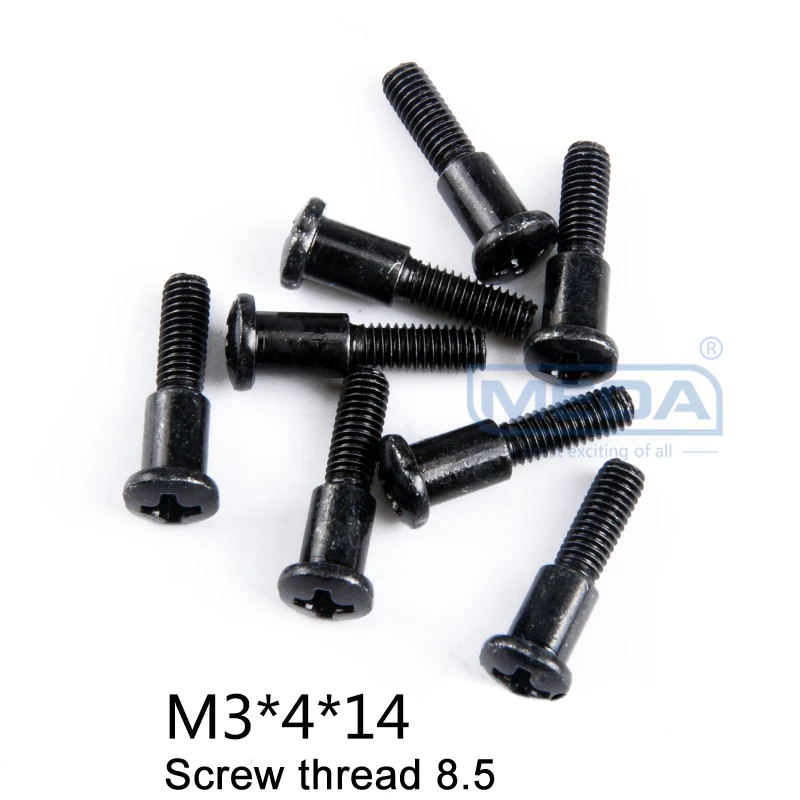 Wltoys 12428 RC автомобиль запасные части саморезы с полукруглой потайной головкой Винты с плоской головкой и крестообразным шлицем половина штифт M2 M2.3 M2.5 M3 M4 винты для RC автомобиль