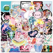 10/30/50pcs Cute Animal Axolotl Graffiti Stickers Cartoon Decals Kids Toy DIY Diary Suitcase Scrapbook Phone Laptop Car Sticker